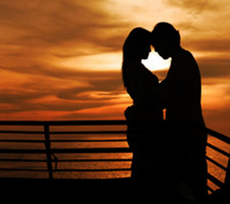 Sunset couple